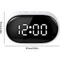 Miniatyrbild 4 av 9: Digital väckarklocka, LED-fjärrkontroll nattlampor med 3 belysningslägen, multifunktionell barn sovrum nattlampa, kreativ väckarklocka för baby