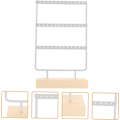 Miniatyrbild 4 av 9: Smyckesställ örhänge hållare örhängen hängande ställ örhängen display ställ delikat smyckesställ örhängen stativ butik smycken arrangör vit