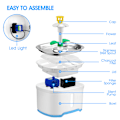 Miniatyrbilde 3 av 5: Pet Vann Dispense Filter Element Liten Blomst Firkant