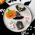Miniatyrbillede 5 af 5: 7 stk. Halloween-kageformssæt - Festdekorationer i rustfrit stål