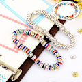 Miniatyrbilde 3 av 5: 100 Rondle Spacer Beads - 8 mm gullkrystall strass for smykkeproduksjon