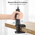Miniatyrbillede 5 af 5: Gooseneck Mobiltelefonholder, Universal 360 Fleksibel Telefonstander Lazy Bracket Mount Lange Arme Klemme til Telefon 13 Pro Xs Max XR X 8 7 6 6s Plus og Andre