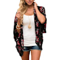 Miniatyrbillede 1 af 4: Letvægts chiffon kimono med print til kvinder