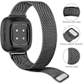 Miniatyrbillede 2 af 5: Justerbar Fitbit Versa 3/Sense-rem i rustfrit stål med magnetlås