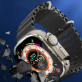 Miniatyrbild 5 av 5: Metall Bumper + Härdat Glas För Apple Watch Ultra 49mm Band Skärmskydd Anti-Scratch Hd Full Film Iwatch Ultra 49 Mm Rem glass with bumper G