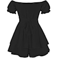 Miniatyrbillede 2 af 5: Boho Romper med Blomsterprint og Off-Shoulder Jumpsuit