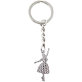 Miniatyrbild 3 av 5: 6 st Ballerina Dansare Balett Nyckelring i Metall