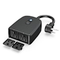 Miniatyrbillede 1 af 5: Udendørs Smart Plug, Udendørs Wi-Fi-stik med 2 stik