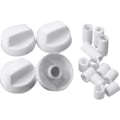 Miniatyrbillede 1 af 5: 4 pakker plastik kontrolknapper med 12 adaptere universelt design