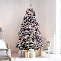 Miniatyrbilde 4 av 5: Julepynt - Rosa julekulepyntsett til jul,