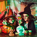 Miniatyrbillede 5 af 5: Skrigende spøgelseslysform Halloween harpiksstøbning silikone