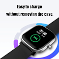 Miniatyrbillede 4 af 5: Skærmbeskyttelsesetui til Amazfit GTS 2 Mini/Bip U Pro Smart Watch, 2-pak Blød TPU Ultratynd Fuld Skærmbeskyttelse Udskiftningskofanger Tilbehør til GTS