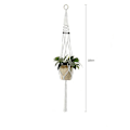 Miniatyrbild 4 av 5: Set med 4 Macrame hängande korgar Bomullsrep hängande plantera blomkruka växt
