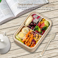 Miniatyrbilde 5 av 5: Bento-boks for voksne og barn - 1400 ml Bento-boks med skje og gaffel -