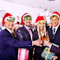 Miniatyrbilde 5 av 5: Julefestbriller: Glitterrammer for morsomme julefester