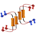 Miniatyrbillede 1 af 5: 50W 8 ohm belastningsmodstande til LED-pærer - Fix Hyper-Flashing (4 stk.)