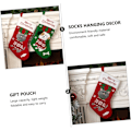 Miniatyrbild 6 av 9: 1 Stk Julstrumpor Julstrumpor Barn Julstrumpor Barn Julgodisstrumpor Julstrumpor Ornament Julgransprydnad Present