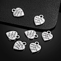 Miniatyrbillede 4 af 5: 100 antikke hjerteformede charms - DIY smykkefremstillingstilbehør