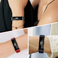 Miniatyrbild 5 av 5: Elastiskt armband för Fitbit Inspire/Inspire 2 - Mjukt nylon som andas
