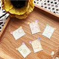 Miniatyrbillede 5 af 5: Split Pins Pastell Metall Brad Fästelement (200 stk) - Multicolor Round Brads