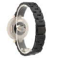 Miniatyrbilde 3 av 5: Rustfritt stål tre perler håndtakbar Xiaoman klokkebånd for Garmin Lily NWO Black