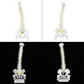 Miniatyrbillede 4 af 5: Biologisk model 45cm anatomisk fleksibel menneskelig rygsøjle hvirvelsøjle lænde kurve model anatomi rygsøjle Med