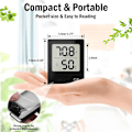 Miniatyrbillede 2 af 5: Digitalt Rumtermometer og Hygrometer - Sort