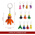 Miniatyrbillede 2 af 7: 11 stk. Rainbow Friends nøglering, Roblox Anime nøglering nøglering nøglering nøglering nøglekæde Sü? He keyanh?