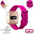 Miniatyrbild 4 av 4: Färgglada silikonarmband för Fitbit Versa 2