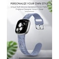 Miniatyrbillede 4 af 5: Graverede silikone remme til Fitbit Versa 4/Sense 2/Versa 3/Sense