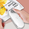 Miniatyrbillede 2 af 4: Plastikposeforsegler, mini forsegler, mini poseforsegler, 2 i 1 mini poseforsegler, egnet til pommes frites pose plastik køkkenmad