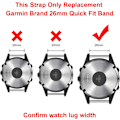 Miniatyrbillede 3 af 6: Fenix 8/7X/6X/5X Plus Rem, 26mm Titanium Metal Quick Release Easy Fit Urrem med Dobbelt Knaplås Kompatibel til Garmin Fenix 7X Pro/6X