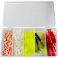 Miniatyrbilde 1 av 5: Fiske lokke maggots, fiske myke lokke assorterte farger 155stk m/