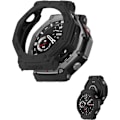 Miniatyrbillede 1 af 5: Etui til Amazfit T-Rex 3, TPU Beskyttelsescover, Let at installere, Faldbestandigt, Ridsefast, Beskyttelsesetui til Amazfit T-Rex 3 Smartwatch (Sort) Sort
