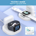 Miniatyrbillede 4 af 5: 2 i 1 trådløs oplader til Apple Watch