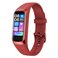 Miniatyrbillede 1 af 6: Fitness Tracker, Pulsmåler, Skridttæller, Søvn, Kalorie Tracking, 1,1\" AMOLED Touch Farveskærm, Vandtæt Skridttæller til Android iPhone Red