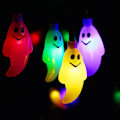 Miniatyrbild 1 av 7: ® 30 LED Vattentäta Söta Spöke Solcellslampor Solcellsbelysning för Halloweenfest Inomhus Utomhus Dekoration (Söta Spöke Flerfärgad)