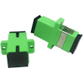 Miniatyrbillede 2 af 5: Singlemode Fiber Optic Adapter - Grøn 5-pak