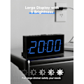 Miniatyrbild 5 av 5: Digitala väckarklockor för sovrum, dubbla väckarklockor