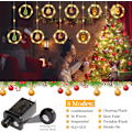 Miniatyrbillede 3 af 5: Julegardin Lys 9.8FT*2.3FT LED Hængende Ring Lys med