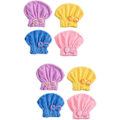 Miniatyrbild 1 av 5: 8 st huvudomslag för kvinnor Återanvändbara - Snabbtorkande Bow-knot cap Set