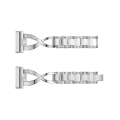 Miniatyrbillede 3 af 5: For Fitbit Versa 3 / Sense Universal Diamond Metal Watch Band VPF Silver