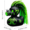 Miniatyrbillede 6 af 7: Gummiænder, Goth𝐒𝐚𝐭𝐚𝐧𝐢𝐜Duck, Gothic𝐂𝐲𝐛𝐞𝐫𝐩𝐮𝐧𝐤 Ænder, Gothic 𝐒𝐚𝐭𝐚𝐧 And Resin Statue, Nyhed Rock And Dekorationer G og Y