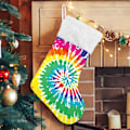 Miniatyrbillede 1 af 7: Jule-Strømpe, Personlige Jule-Strømper 2-pak Rainbow Tie Dye Print 18 tommer Jule-Strømper Hængende Ornament Pejs til Trædekoration