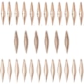 Miniatyrbilde 1 av 5: Julefinial dråpepynt 30PCS/6Set Uknuselig julekule anheng