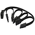 Miniatyrbillede 1 af 5: Ide til Sata Power Splitter Kabel, Lp4 4Pin Ide til 5 X15 Pins
