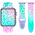 Miniatyrbilde 1 av 5: Leopard Apple Watch-rem for kvinner 38mm
