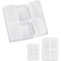 Miniatyrbillede 1 af 5: 2 stk. Daily Pill Organizer, 7 rum Portable Pill