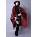 Miniatyrbillede 5 af 5: Dame Vinter Poncho Cape Oversized