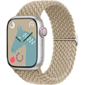 Miniatyrbillede 1 af 5: Flettet strækbart justerbart urrem til Apple Watch